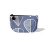 Navy Leaves Coin Pouch