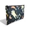 Space Kitty Navy Zipper Pouch