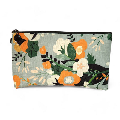 Spring Floral Zipper Pouch