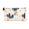 Bicycle Fox Zipper Pouch