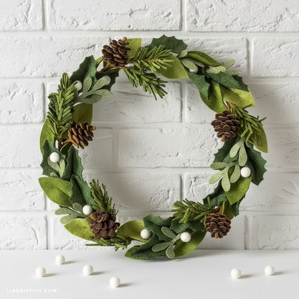 Modern Craft - The Fall Wreath