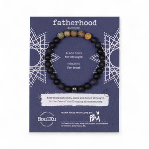 Fatherhood Rhyolite Men's Bracelet
