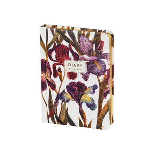BV by Bruno Visconti - A6 Vegan Leather Hardcover Daily Planner - Irises