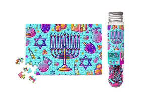 Micro Puzzles - HANUKKAH - FESTIVAL OF LIGHTS Jewish Holiday gift menorah