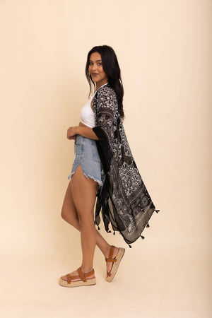 WHS Mandala Tassel Kimono