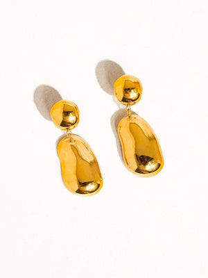 Flânerie by MAIQ - Gemali 18K Non-Tarnish Classic Drop Earring: Yellow Gold