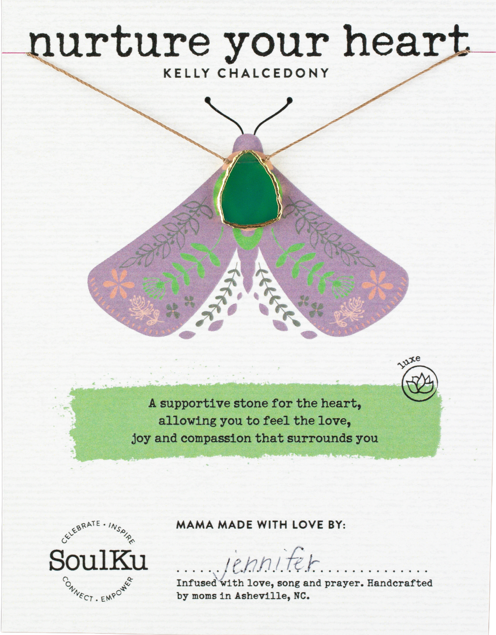 Nurture Your Heart Alchemy Necklace - Kelly Chalcedony