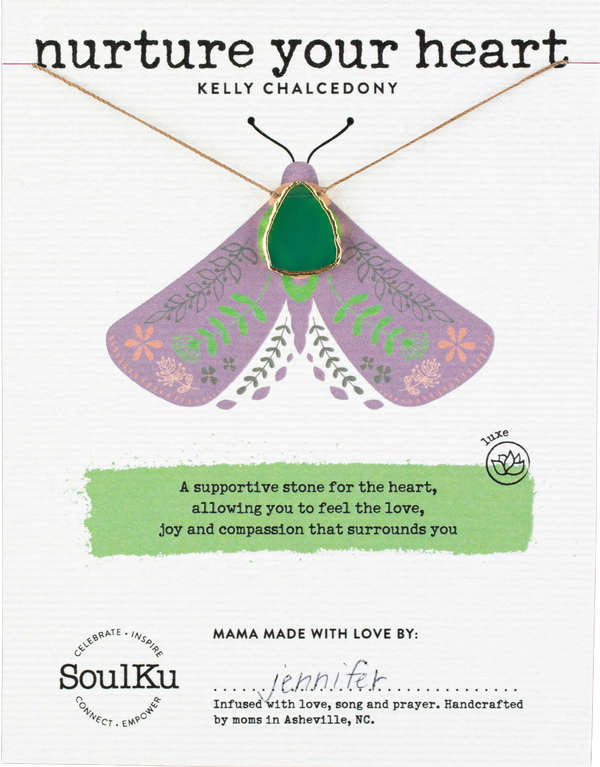Nurture Your Heart Alchemy Necklace - Kelly Chalcedony