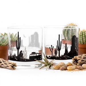 Black Lantern - Desert Camping Whiskey Glass Set