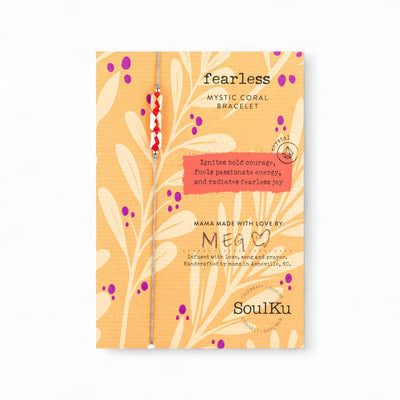 Fearless Mystic Coral Fairytale Adjustable Bracelet