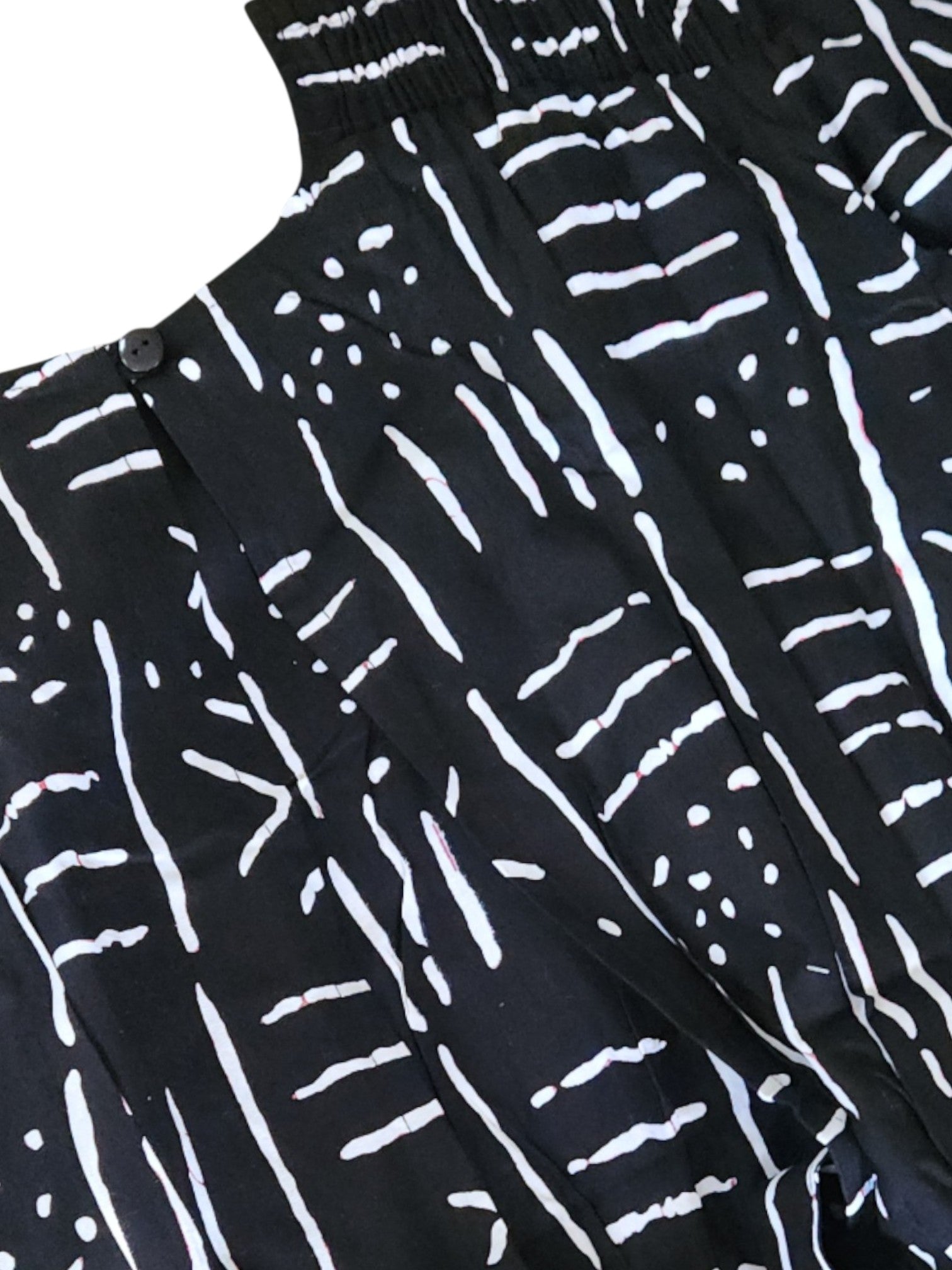 Feven Mudcloth Pattern Ankara Crop Top