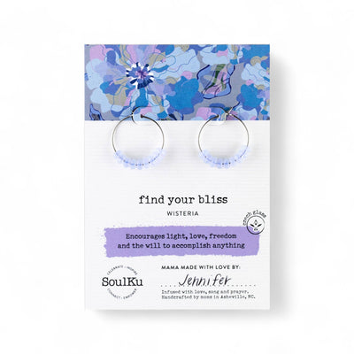 Find Your Bliss Wisteria Stainless Steel Hoops