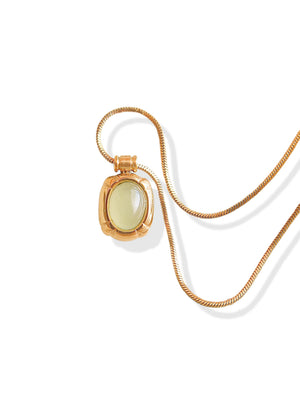 Dax Non-Tarnish Green Aventurine Necklace