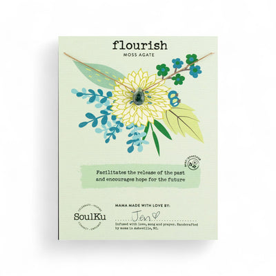 Moss Agate Soul-Full of Light Necklace for Flourish