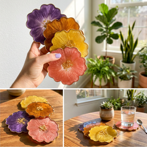 Resin 102 - Floral and Geode Mini Trays and Coasters
