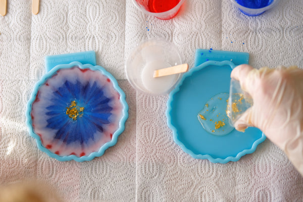 Resin 102 - Floral and Geode Mini Trays and Coasters