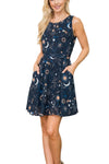 WHS Galaxy Print Dress