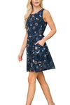 WHS Galaxy Print Dress