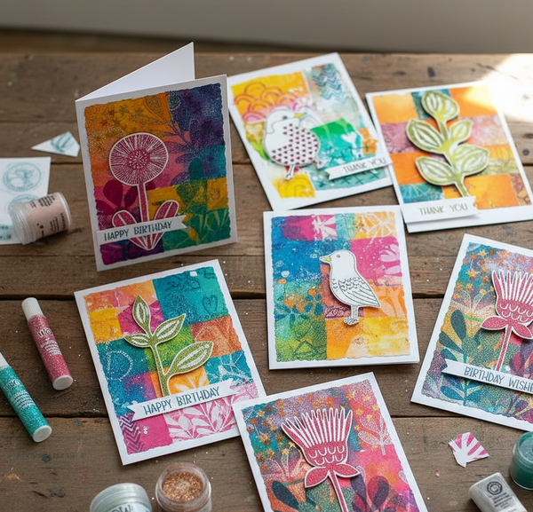 Modern Craft - Gel Printed Stationery