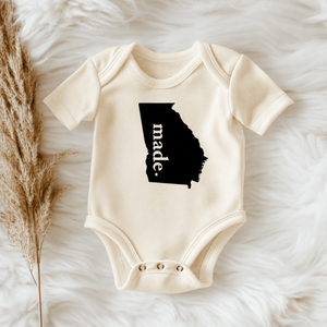 Georgia Made Baby Onesie - Cream