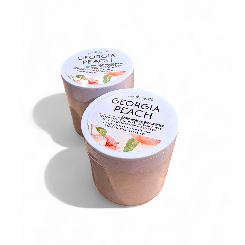 *new!* Georgia Peach Foaming Sugar Scrub