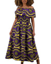 Ginessa Ankara Wax Print Dress