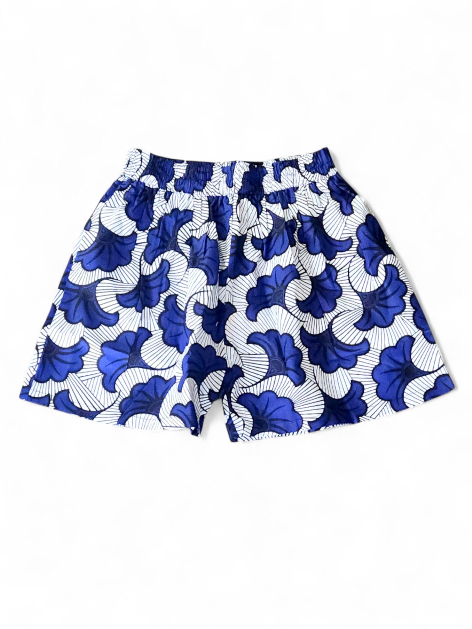 Ginko Leaf Ankara Shorts