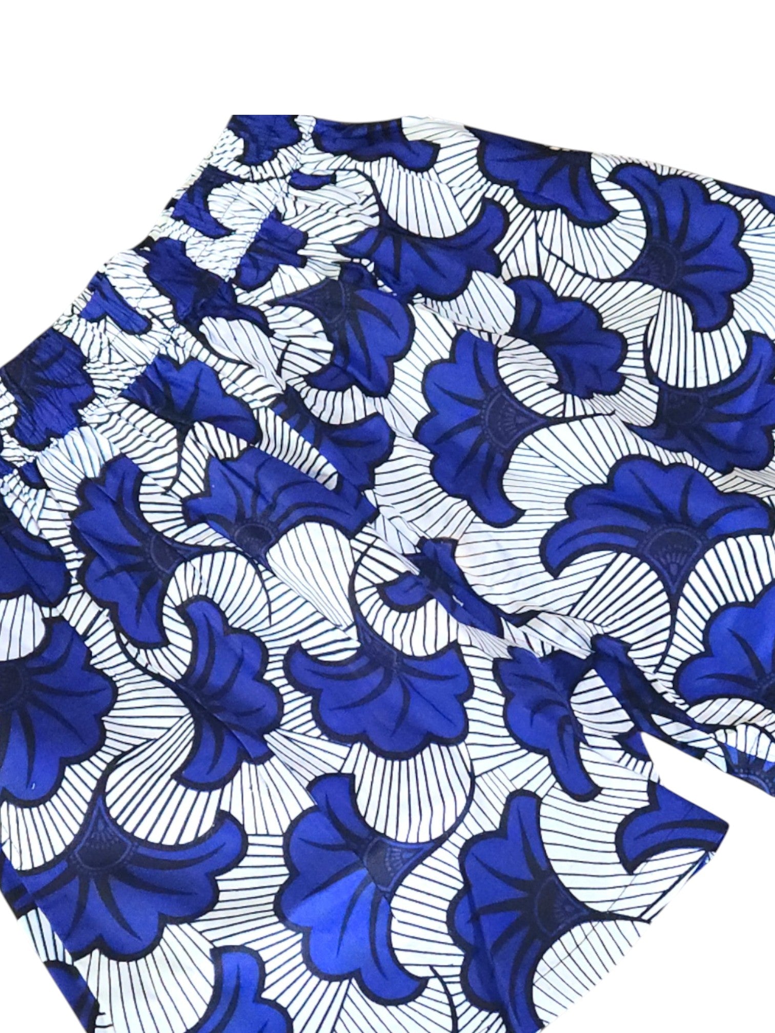 Ginko Leaf Ankara Shorts