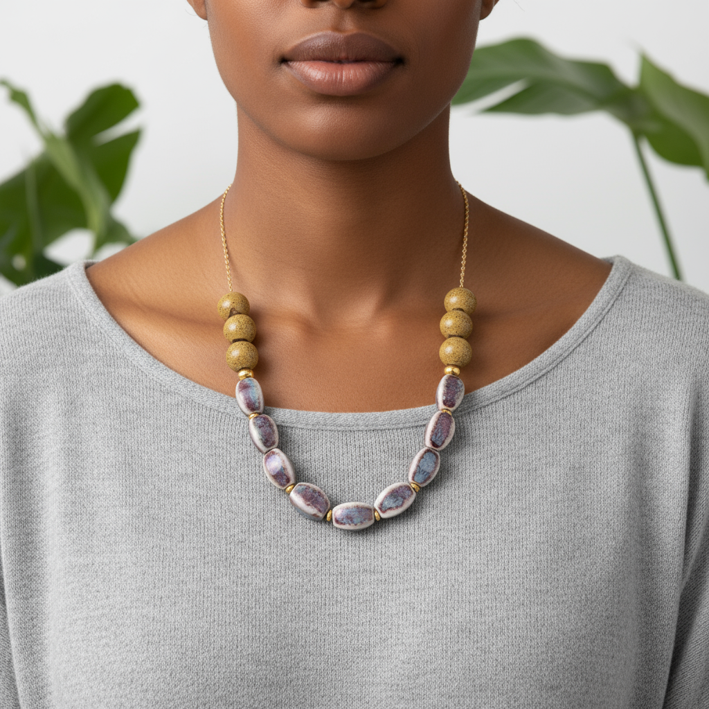 Hanan Porcelain Ceramic Necklace