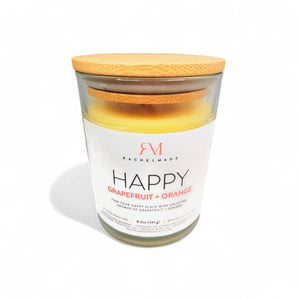 HAPPY candle