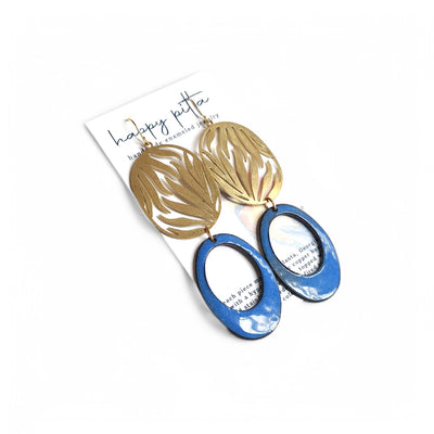 Cato Enameled Earrings