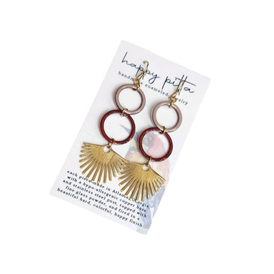 Isle Enameled Earrings