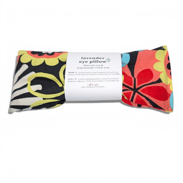 Retro Bloom - lavender therapeutic eye pillow