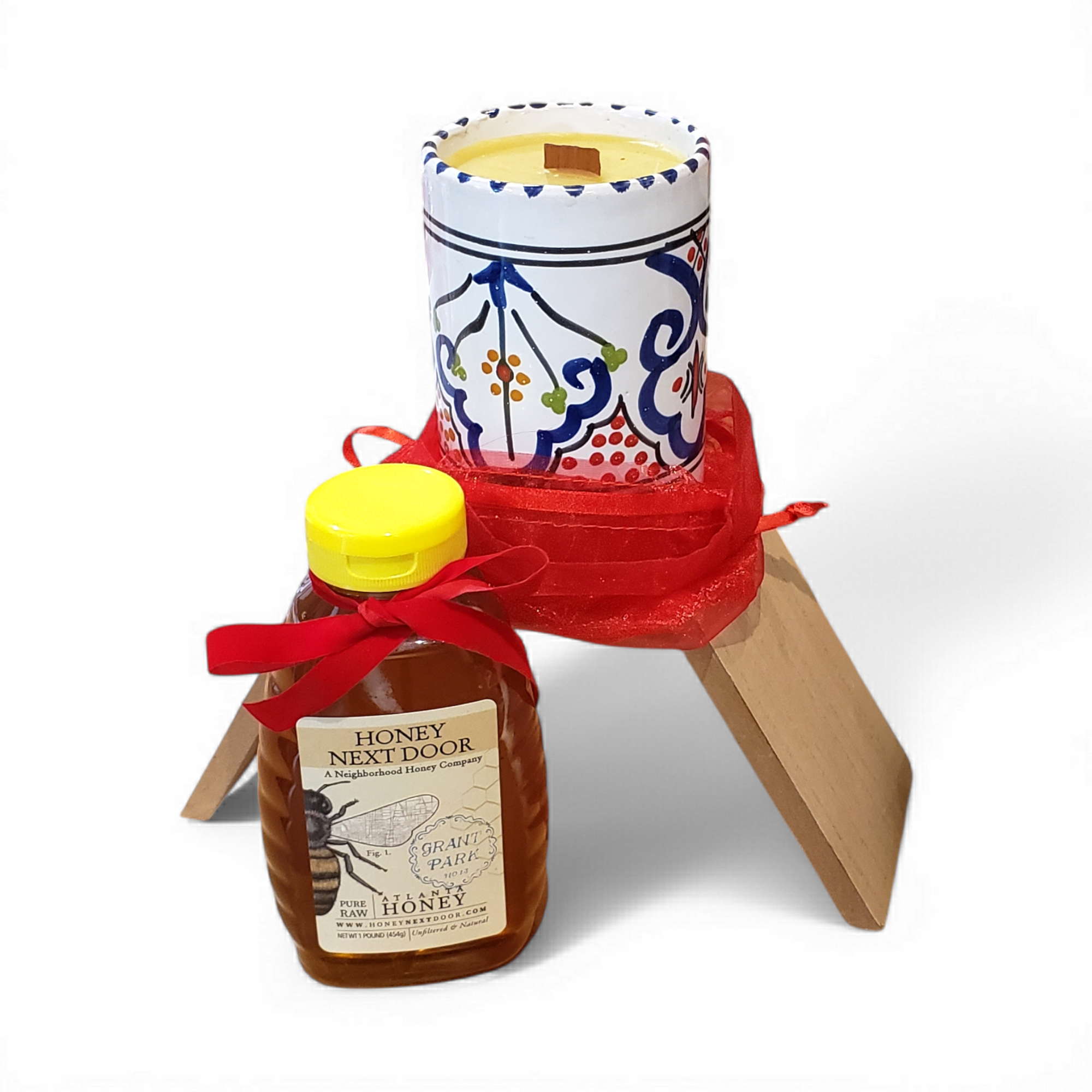 Tunisian Candle and Honey Gift Set - Grant Park