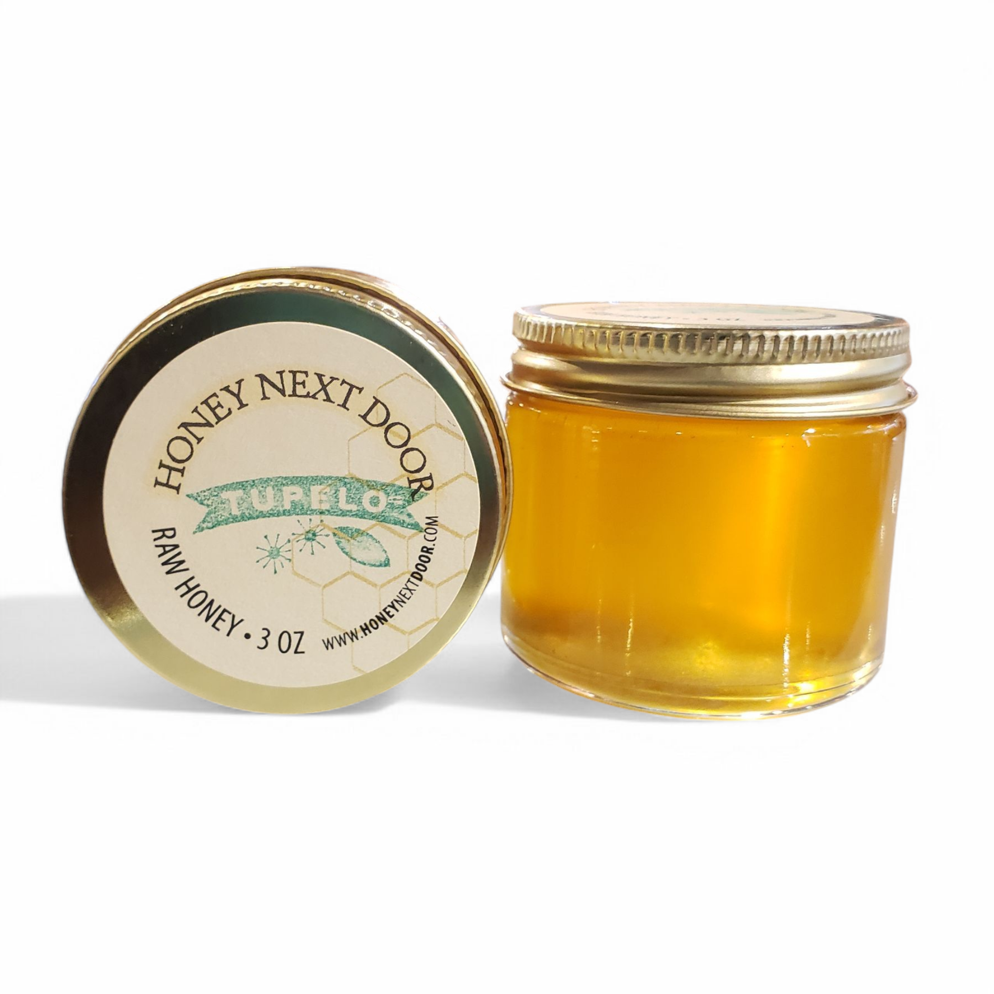 Raw Tupelo Honey in Glass Jar