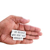 Sticker- I like presidents who don't need immunity.