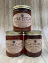 Apple Butter, Peach Cobbler Jam, Maple Bacon Jam
