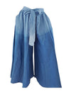 Indigo Denim Palazzo Pants