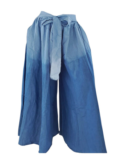 Indigo Denim Palazzo Pants
