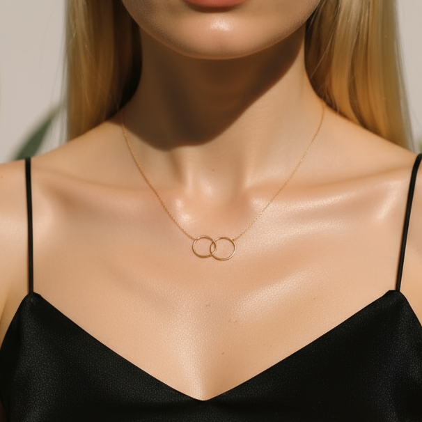 Simple Soldering 201 - Interlocking Hoop Necklace