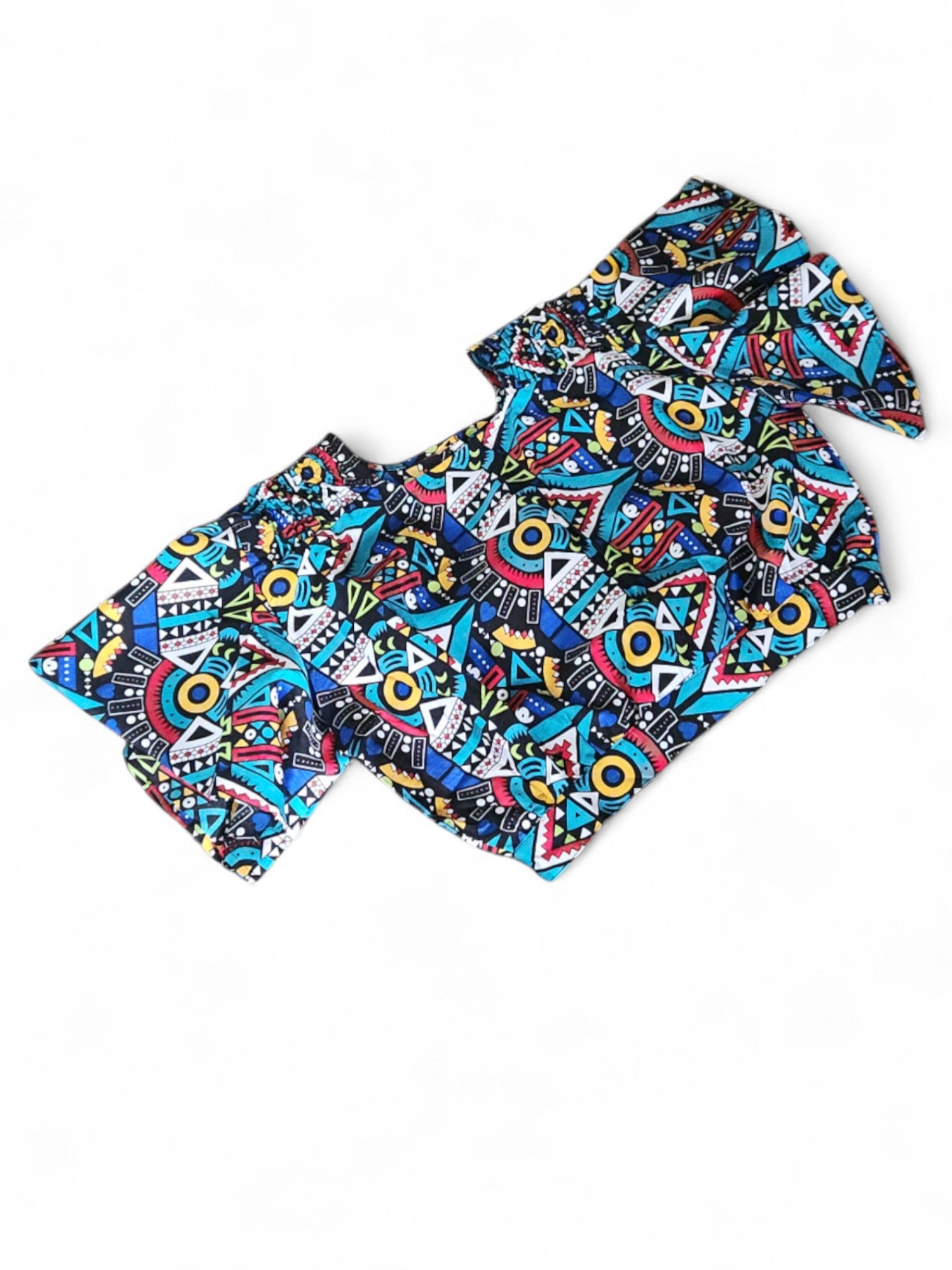 Iodia African Print Crop Top