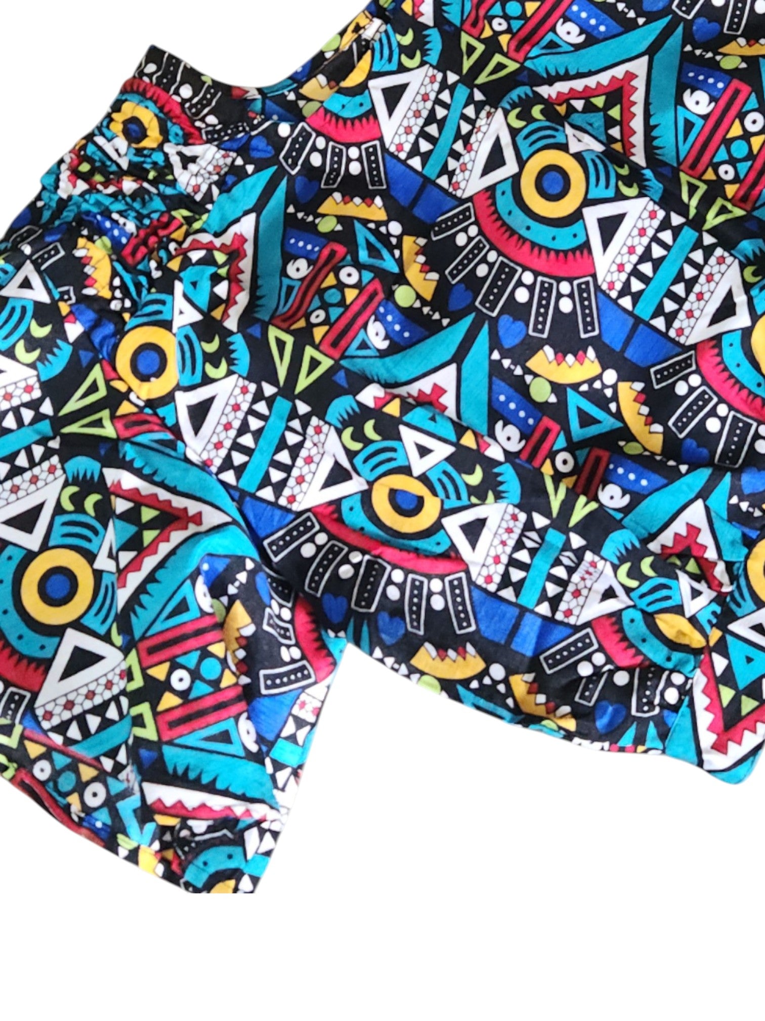 Iodia African Print Crop Top