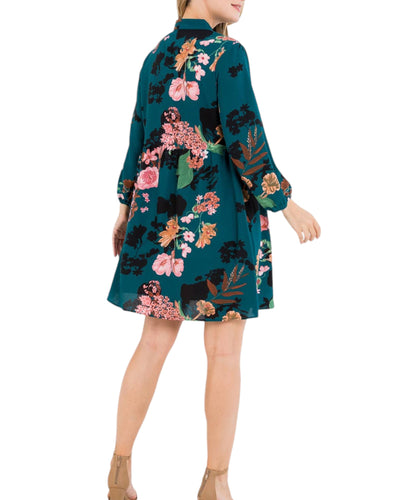 Jeena Retro Floral Dress