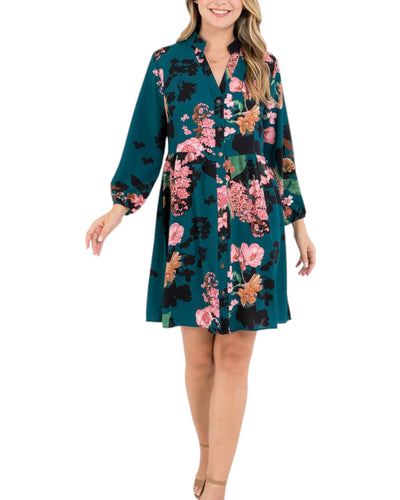 Jeena Retro Floral Dress