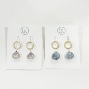 WHS Stone & Ring Earrings