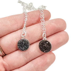 WHS Druzy Stone Pendants