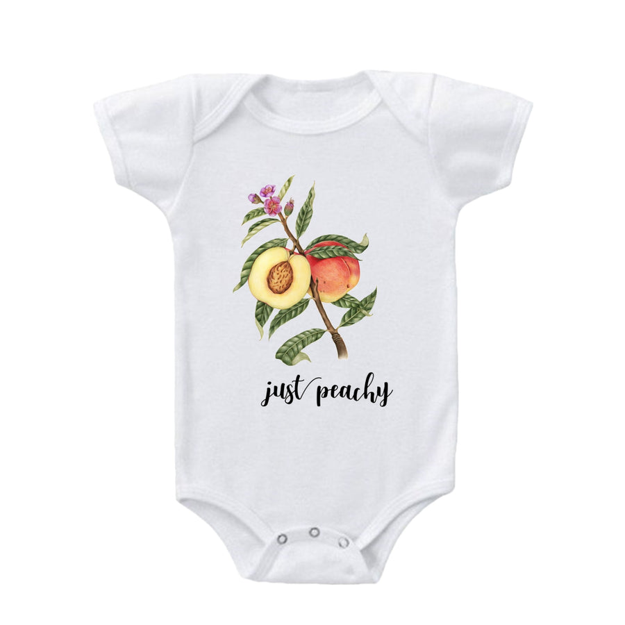 Just Peachy Baby Onesie