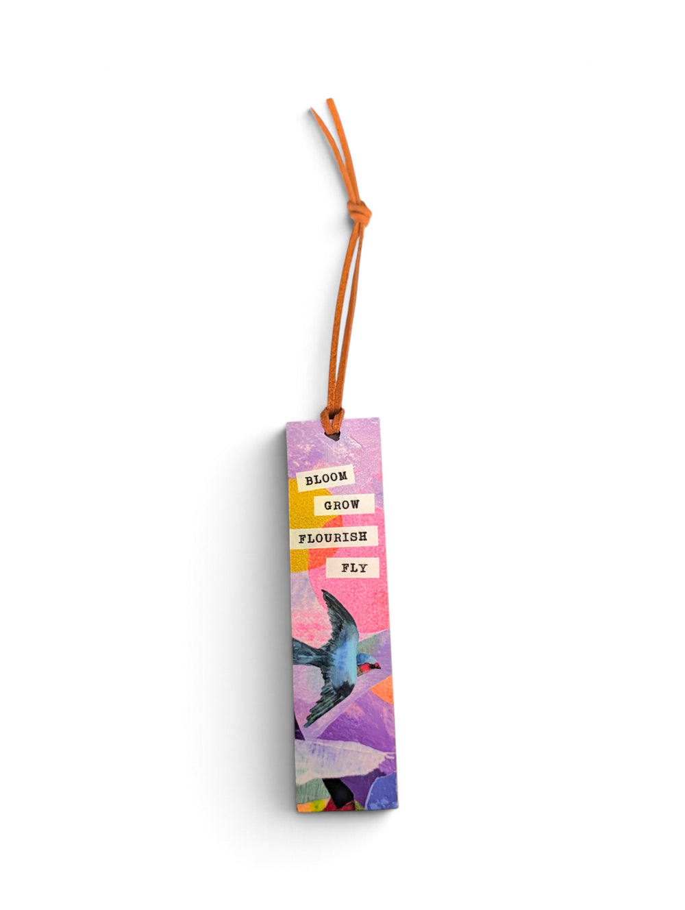 Bloom Grow Flourish Fly Vintage-Inspired Bookmark
