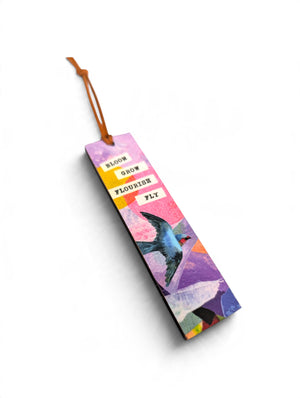 Bloom Grow Flourish Fly Vintage-Inspired Bookmark
