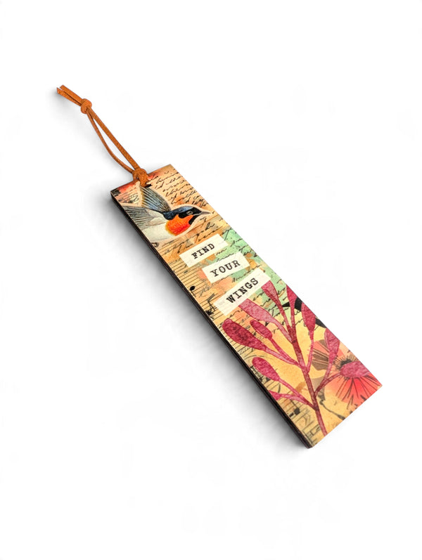 Find Your Wings Vintage-Inspired Bookmark